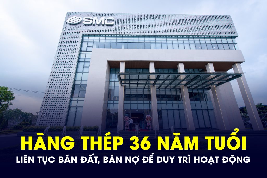 Tuổi 36 của một hãng thép có tiếng tại miền Nam, liên tục bán đất, bán nợ để duy trì hoạt động