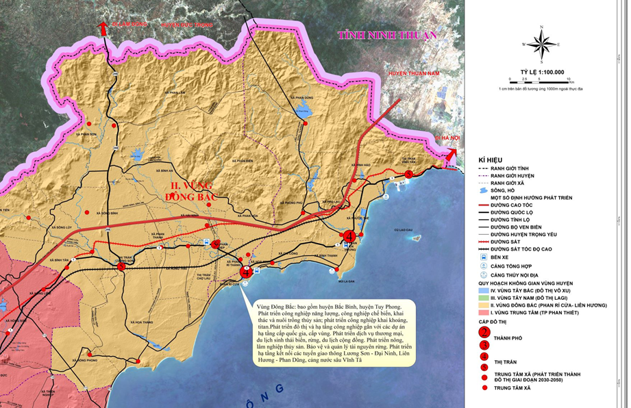 Khu vực phía Bắc tỉnh Bình Thuận sắp tới sẽ phát triển ra sao?
