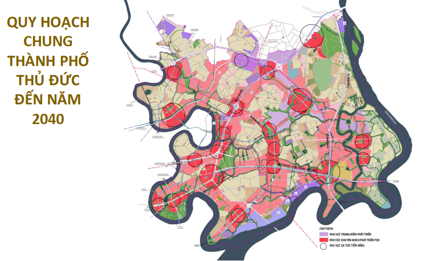 Thủ Đức 2040: Siêu đô thị 9 phân vùng với hơn 21.000 ha