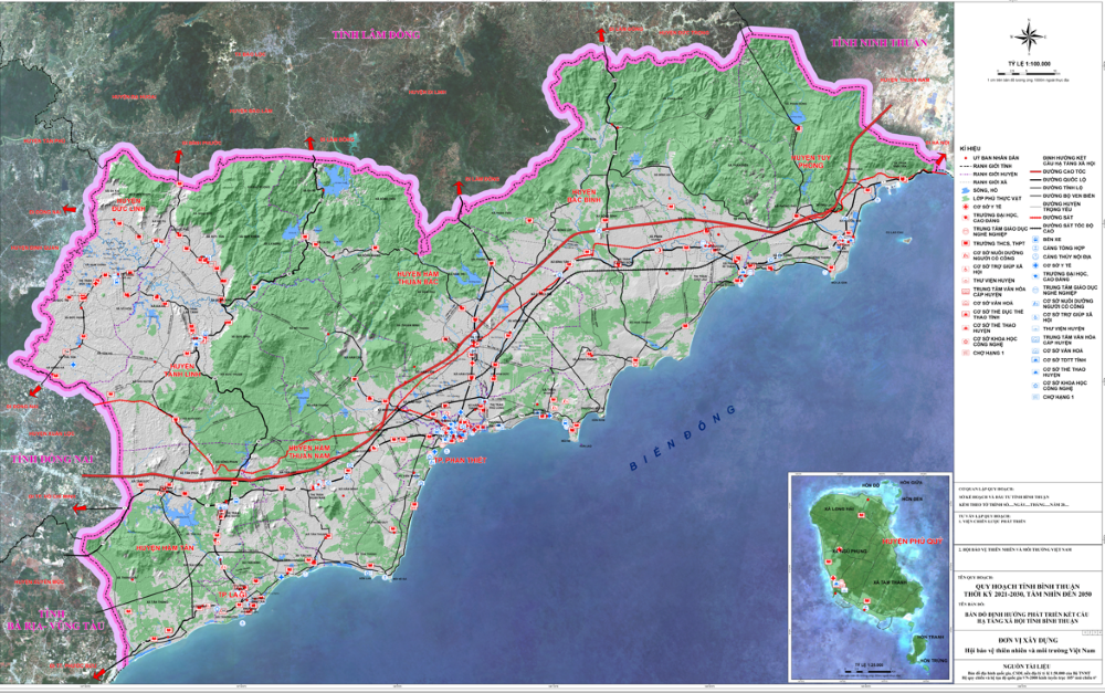 Bình Thuận năm 2030 với quy hoạch hạ tầng theo mô hình "Một trục - Hai liên kết - Ba trung tâm"