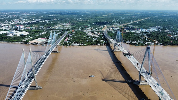 Bộ GTVT phản hồi về tiến độ dự án cầu Đại Ngãi