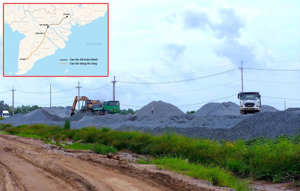 Cao tốc Cà Mau - Cần Thơ hơn 27.000 tỷ đồng hiện đang thi công đến đâu?