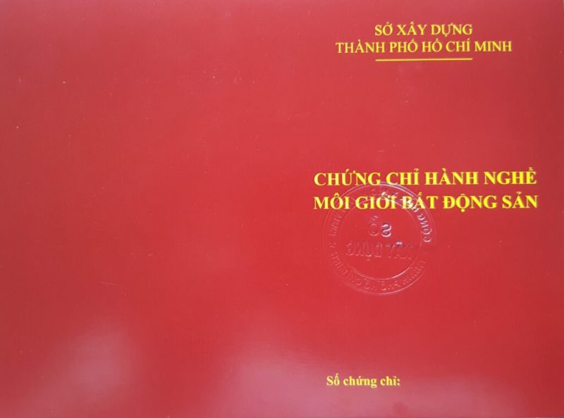 Thủ tục cấp mới chứng chỉ hành nghề môi giới bất động sản từ 1/7