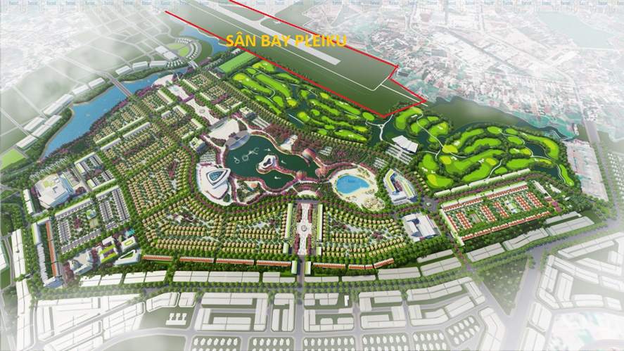 Hé lộ thời điểm khởi công khu đô thị 240ha gần sân bay Pleiku