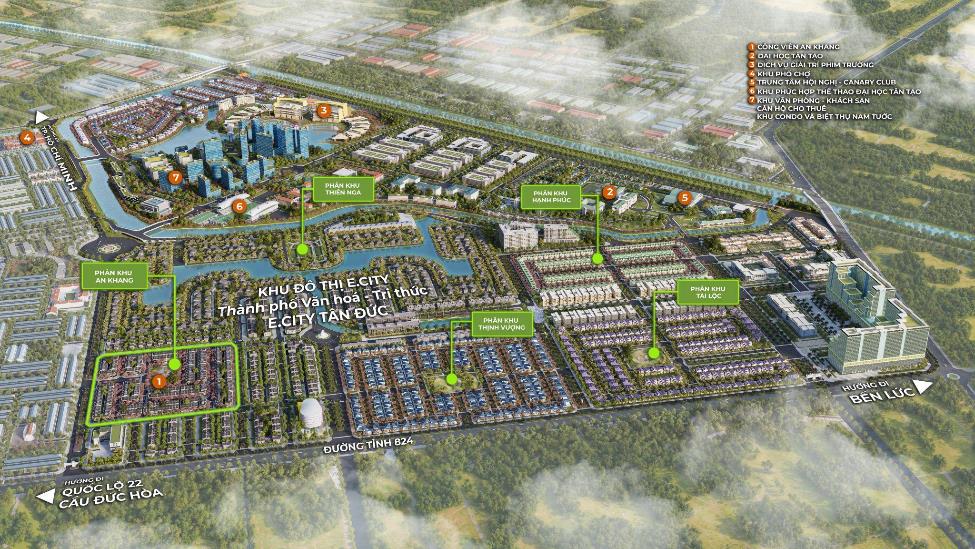 Khởi tạo phong cách sống hiện đại tại E.City Tân Đức