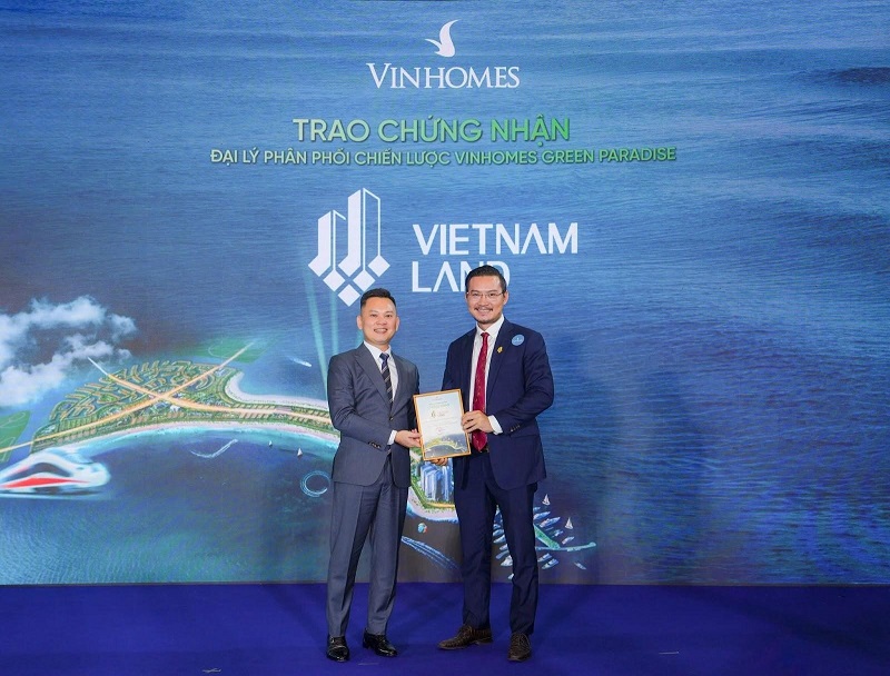 Vietnam Land - đại lý phân phối chiến lược Vinhomes Green Paradise tại Cần Giờ