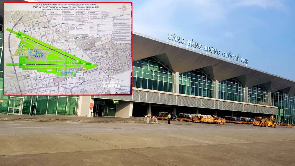 Công bố quy hoạch Cảng hàng không quốc tế Vinh thời kỳ 2021 - 2030, tầm nhìn 2050