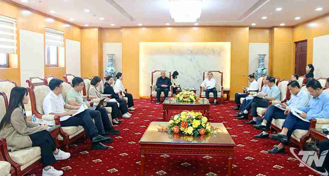 Tập đoàn Công nghiệp điện tử Trung Quốc muốn đầu tư vào năng lượng mới tại Thái Nguyên