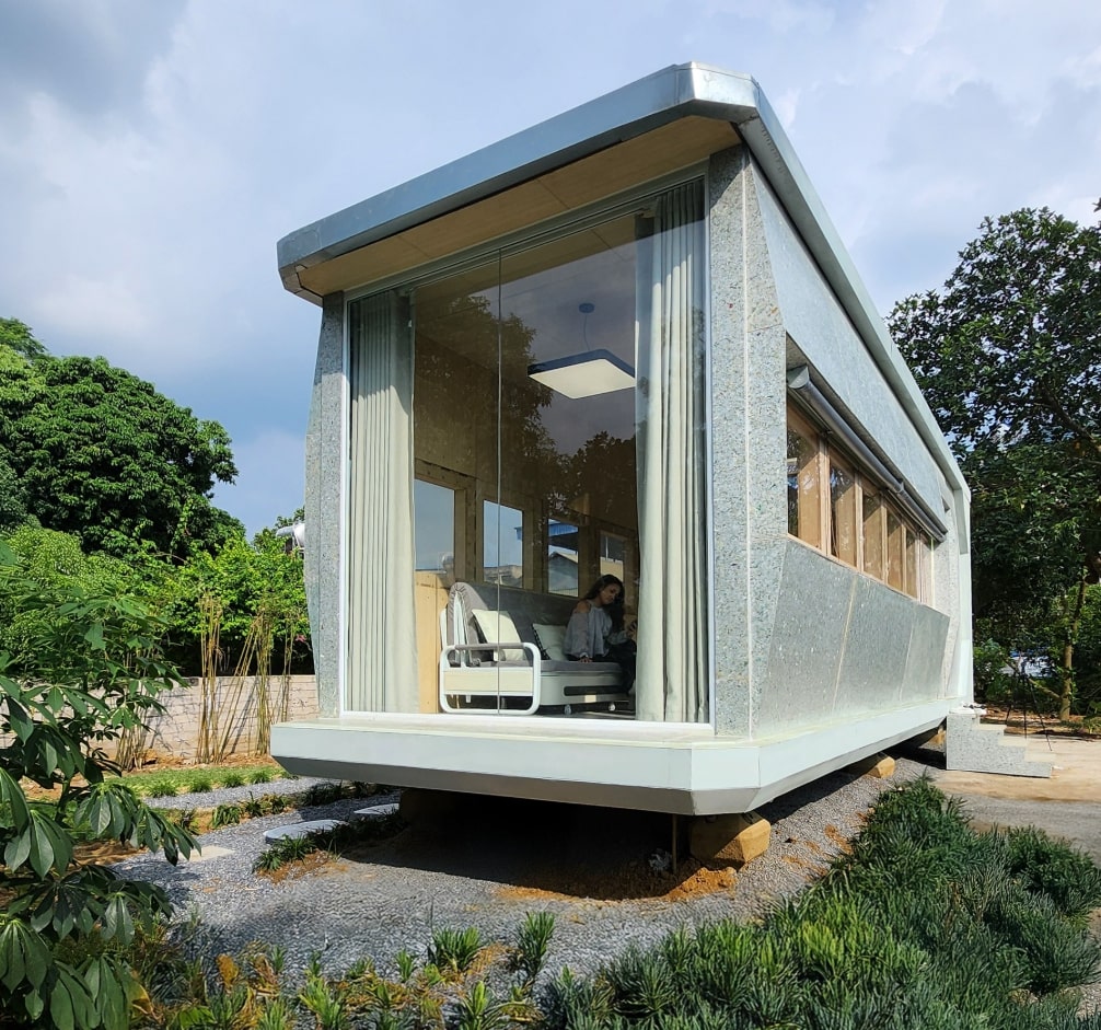 Nhà xanh thông minh từ vật liệu bền vững thay gạch truyền thống tối ưu chi phí xây dựng