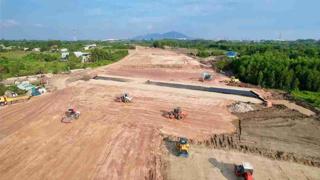 Nguồn vật liệu thi công cao tốc Biên Hòa - Vũng Tàu hiện ra sao?