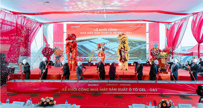 Hưng Yên: Khởi công nhà máy sản xuất ô tô GEL – O&J, vốn đầu tư 319 triệu USD