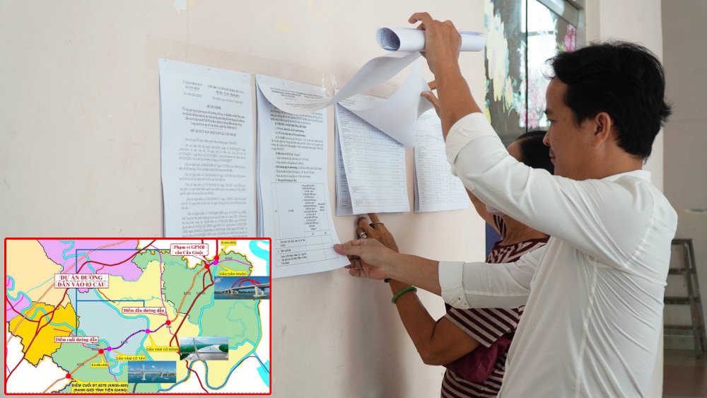 Hàng trăm hộ dân sắp nhận tiền đền bù từ dự án đường dẫn 3.000 tỷ vào 3 cầu trên tuyến ĐT.827E tại Tây Ninh