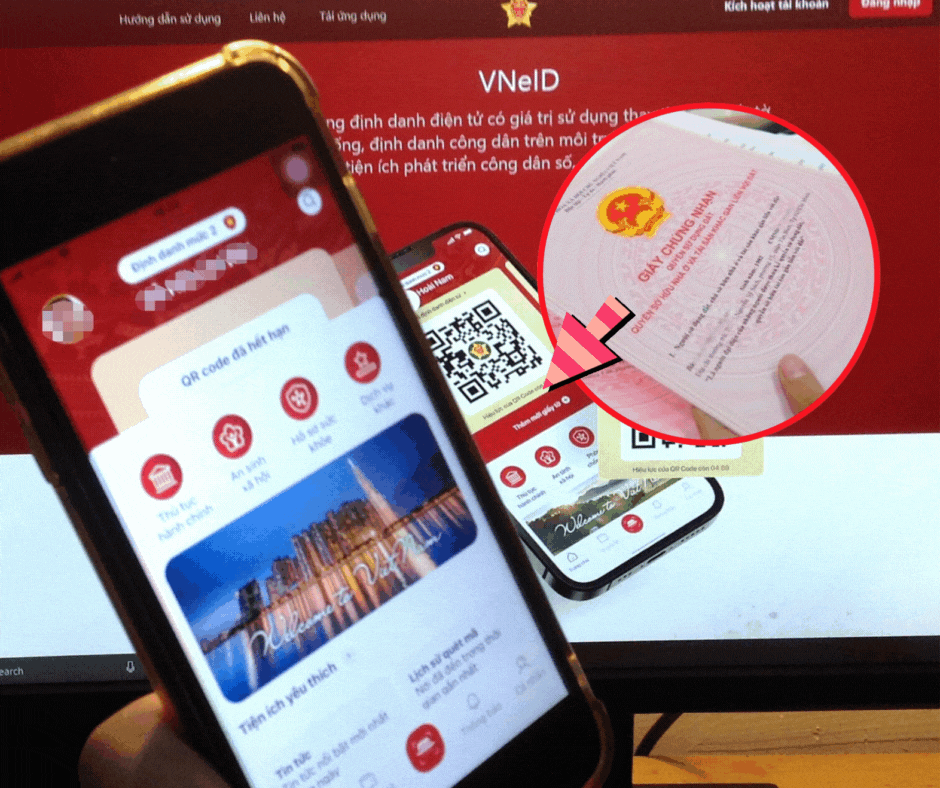 Hướng dẫn chi tiết cách nộp sổ đỏ trên VNeID