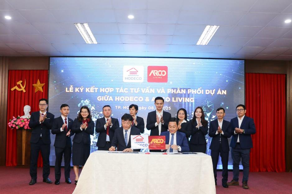 HODECO ký kết hợp tác và phân phối dự án Arco Living