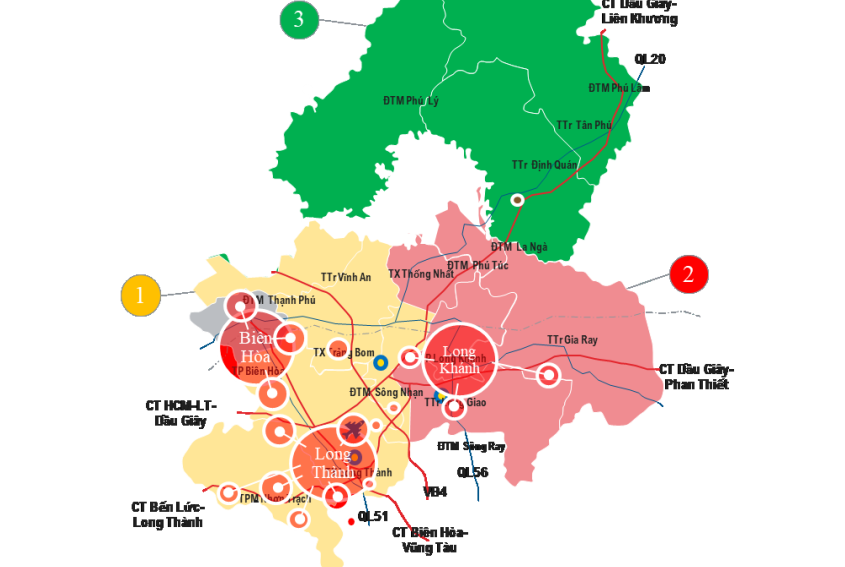 Đồng Nai hé lộ loạt QUY HOẠCH ĐẶC BIỆT diện tích hàng chục nghìn ha