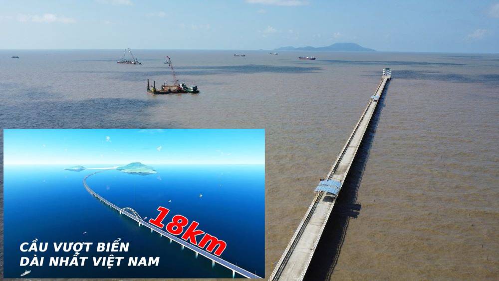Tin mới nhất về dự án cầu vượt biển 18km dài nhất Việt Nam