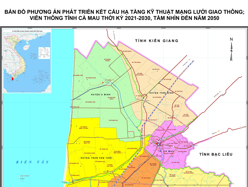 Cà Mau đẩy mạnh đầu tư hạ tầng: 450 tỷ làm đường Cống Đôi – QL1 và điều chỉnh tiến độ dự án U Minh – Khánh Hội