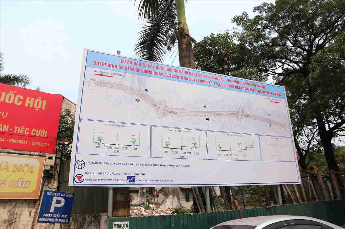 Hà Nội ưu tiên bố trí nhà ở xã hội cho 70 hộ dân giải tỏa phục vụ dự án đường Vành đai 1 đoạn Hoàng Cầu - Voi Phục