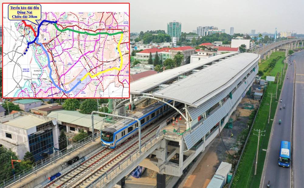 Tin mới về tuyến metro chạy từ TP.HCM đến sân bay Long Thành