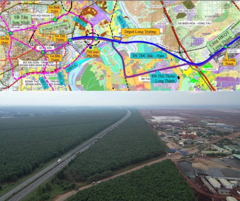 Thu hồi 490ha đất ở 12 xã phường của Đồng Nai để làm tuyến đường sắt tốc độ cao 350km/h