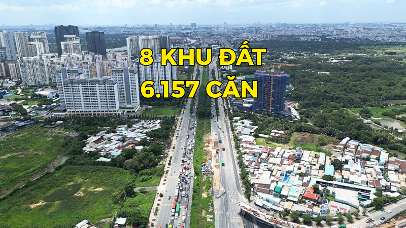 TP.HCM “mở kho” quỹ đất nhà ở xã hội với 8 khu đất, quy mô 6.157 căn