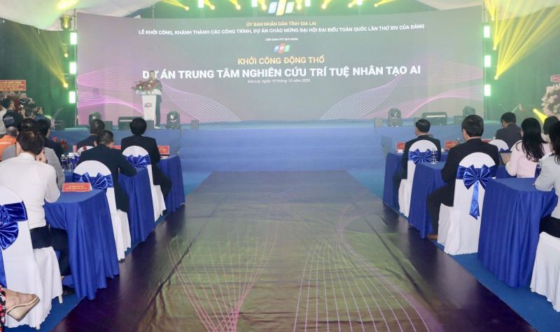 Khởi công dự án trung tâm nghiên cứu trí tuệ nhân tạo AI 613 tỷ đồng tại Gia Lai