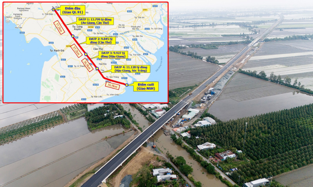 Tin vui với người dân An Giang: Tuyến cao tốc trục ngang ĐBSCL hơn 44.600 tỷ chính thức thông xe