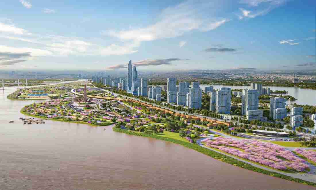 Chính thức khởi công Trục Đại lộ cảnh quan sông Hồng trị giá 855.000 tỷ đồng