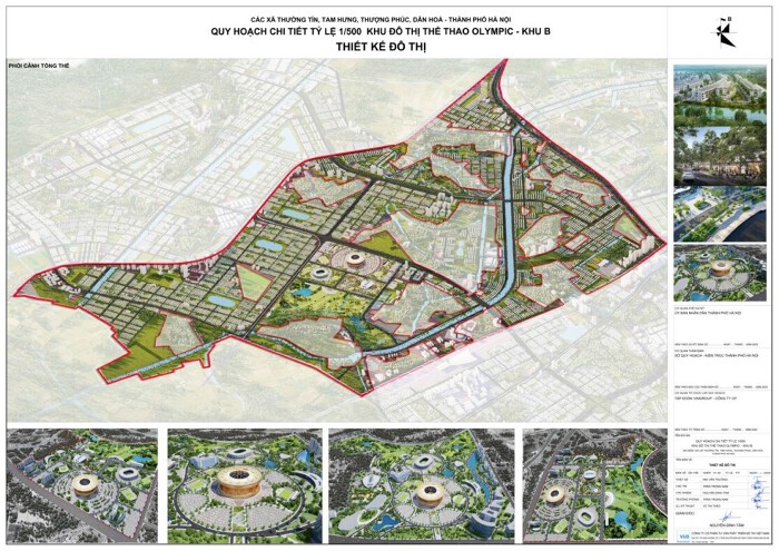Chi tiết quy hoạch Khu Liên hợp thể thao hơn 411 ha tại Hà Nội