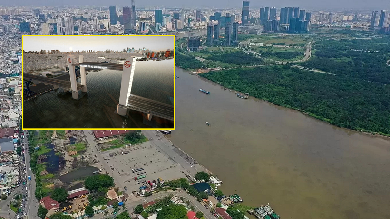 Cây cầu nối khu Nam TP.HCM với “bán đảo tỷ đô” vừa có diễn biến mới sau thời gian dài