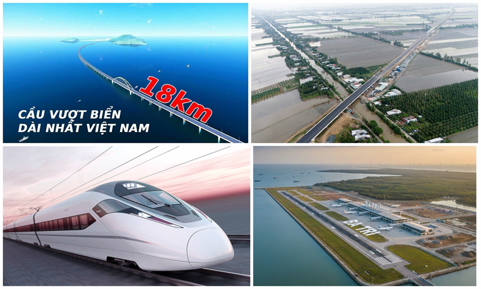 ĐIỂM NÓNG HẠ TẦNG: Tin nóng về Cầu vượt biển dài nhất Việt Nam gần 18km, Đề xuất sân bay tại khu lấn biển Ba Tri Vĩnh Long