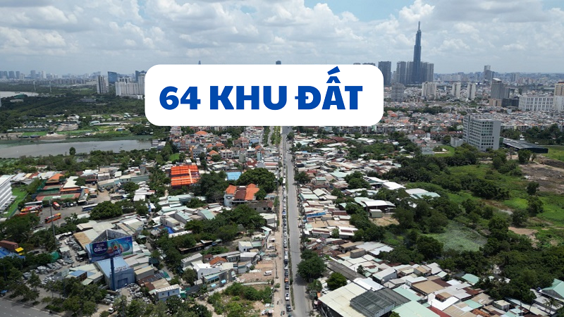 TP.HCM chốt thêm 64 khu đất làm nhà ở thương mại: Hơn 2,7 triệu m2 được đưa vào thí điểm