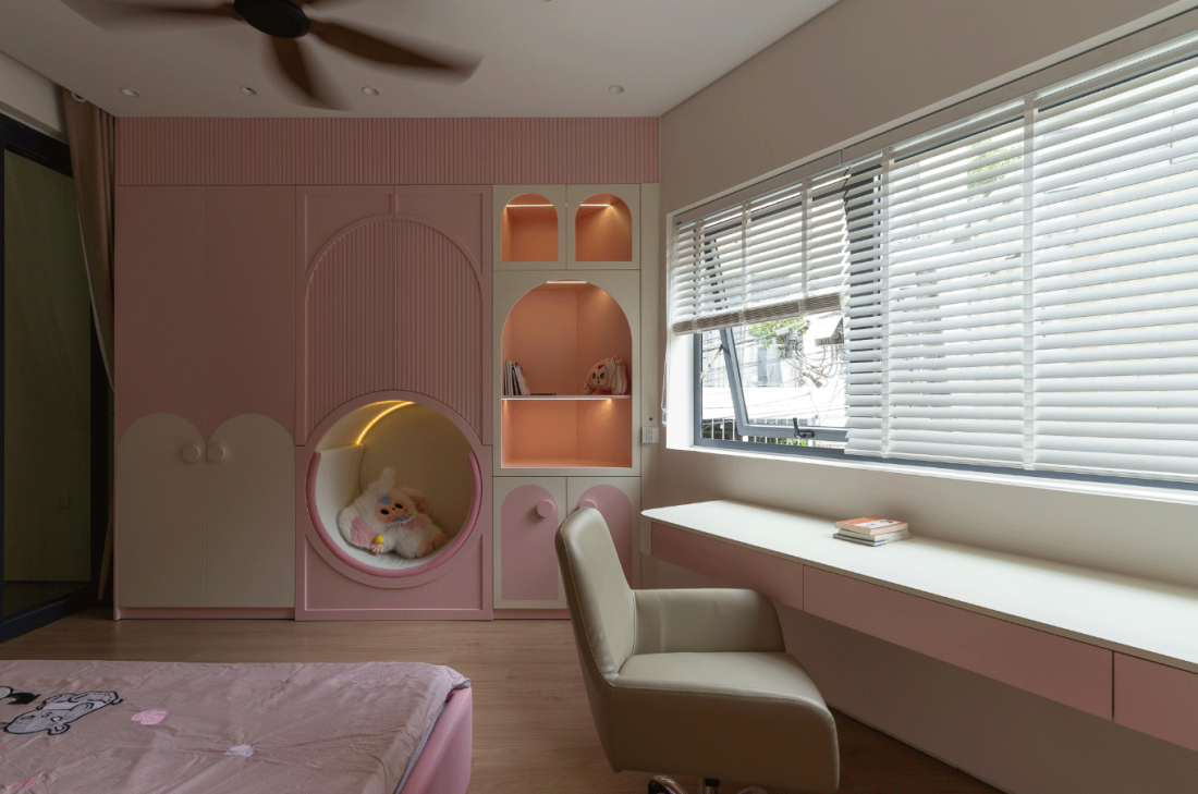 Nhà ống 80m2 TP.HCM: Thánh đường lệch tầng rực nắng giữa lòng đô thị nén- Ảnh 11.