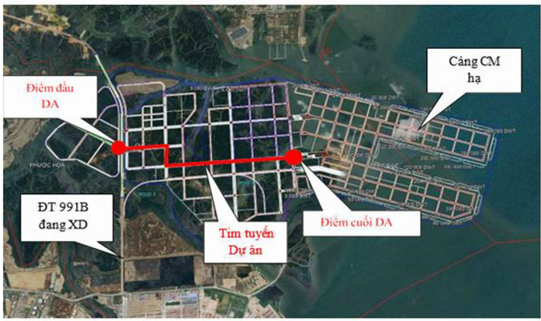 Tiến độ tuyến đường hơn 1.400 tỷ kết nối siêu cảng tầm cỡ châu Á đang làm đến đâu?