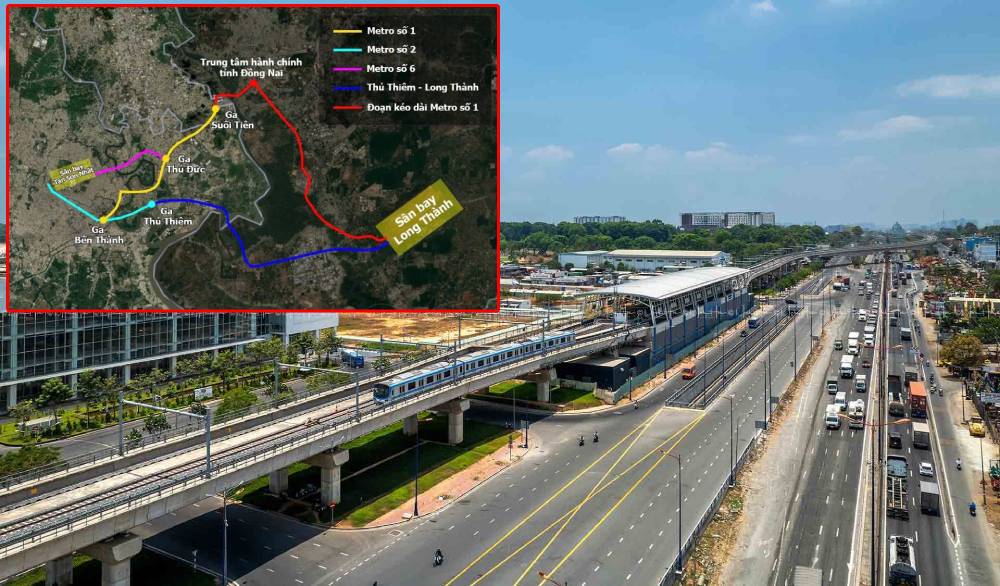 Làm tuyến metro hơn 41km đến sân bay Long Thành: Đồng Nai muốn “nối thẳng”, không trung chuyển