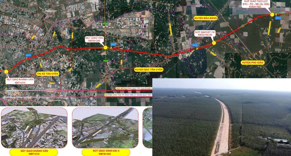 Đang triển khai bồi thường, giải phóng mặt bằng tuyến cao tốc dài hơn 45km, đi qua 10 xã phường của TP.HCM