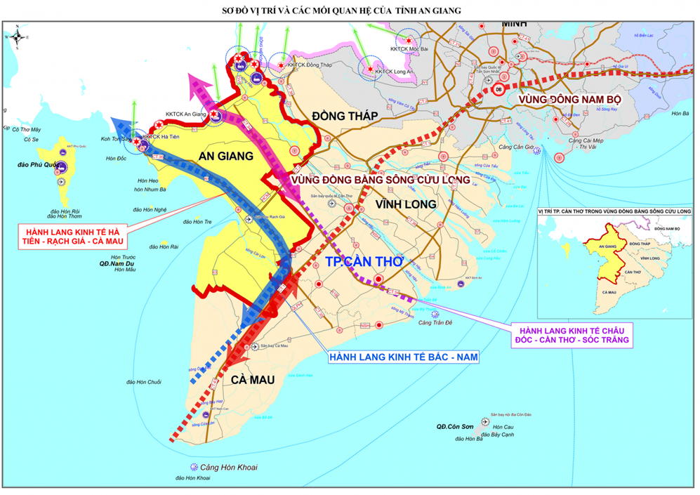 An Giang điều chỉnh Quy hoạch tỉnh thời kỳ 2021 - 2030 sau sáp nhập hành chính