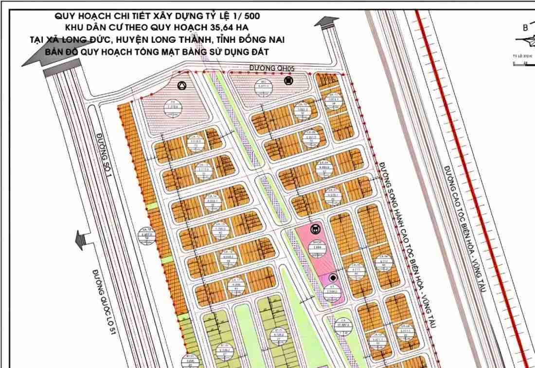 Diễn biến mới của khu đô thị 35ha gần sân bay Long Thanh có 3 mặt tiền đường giá đất 1.800 tỷ