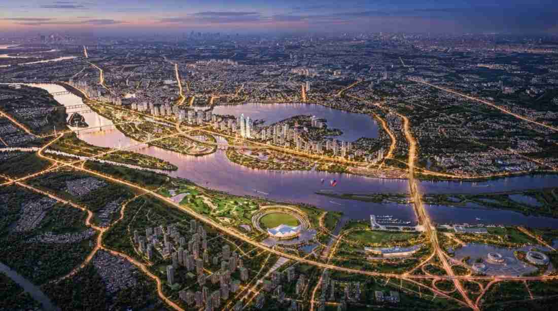 Liên danh chủ đầu tư đề xuất “nới” quỹ đất tái định cư lên hơn 2.000 ha cho trục cảnh quan sông Hồng