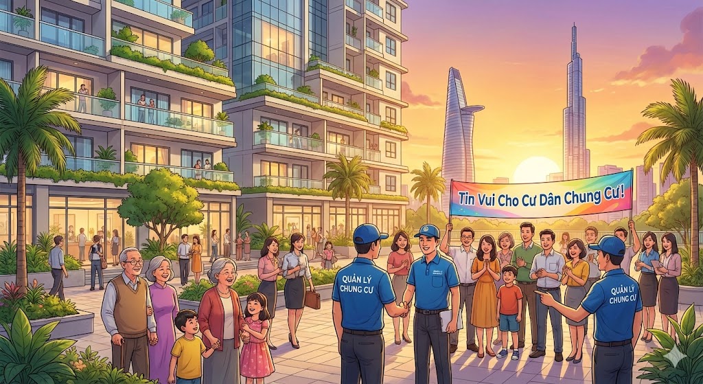 Tin Vui hàng triệu dân chung cư: LẦN ĐẦU TIÊN TP.HCM có Hiệp hội Quản lý Chung cư