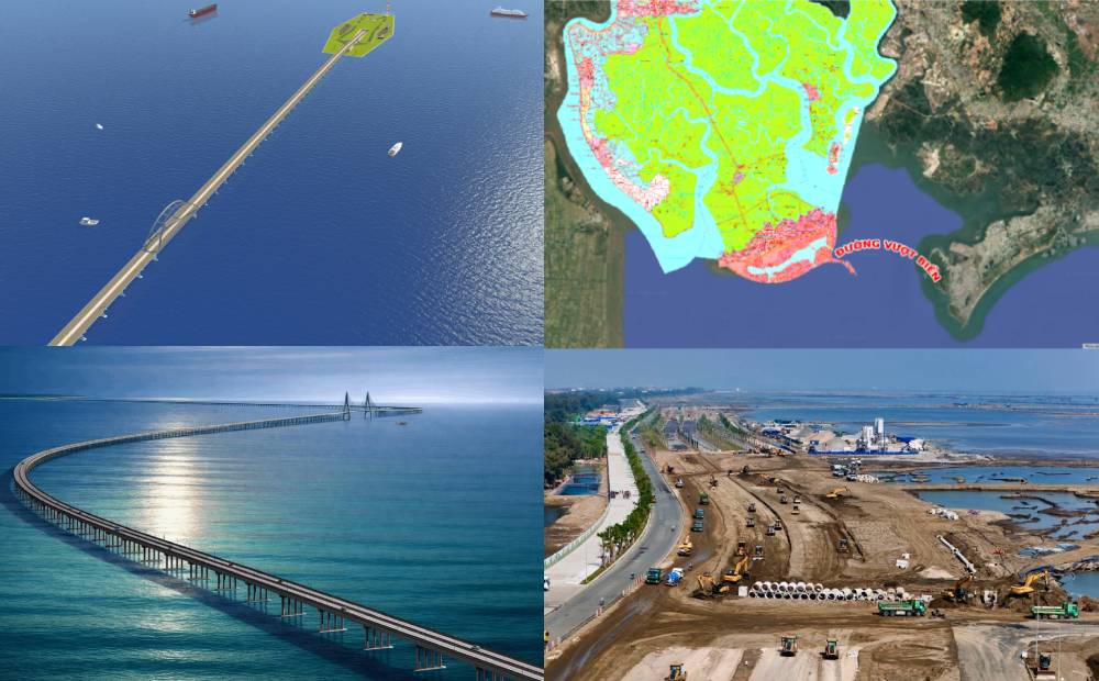 Hé lộ thiết kế đường vượt biển Cần Giờ - Vũng Tàu với HẦM NGẦM DƯỚI BIỂN 2,1km