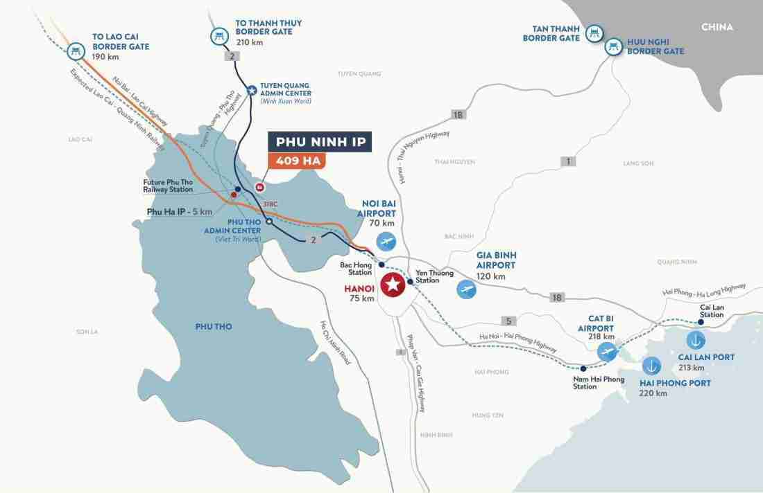 Chuẩn bị khởi công khu công nghiệp hơn 2.550 tỷ đồng tại Phú Thọ