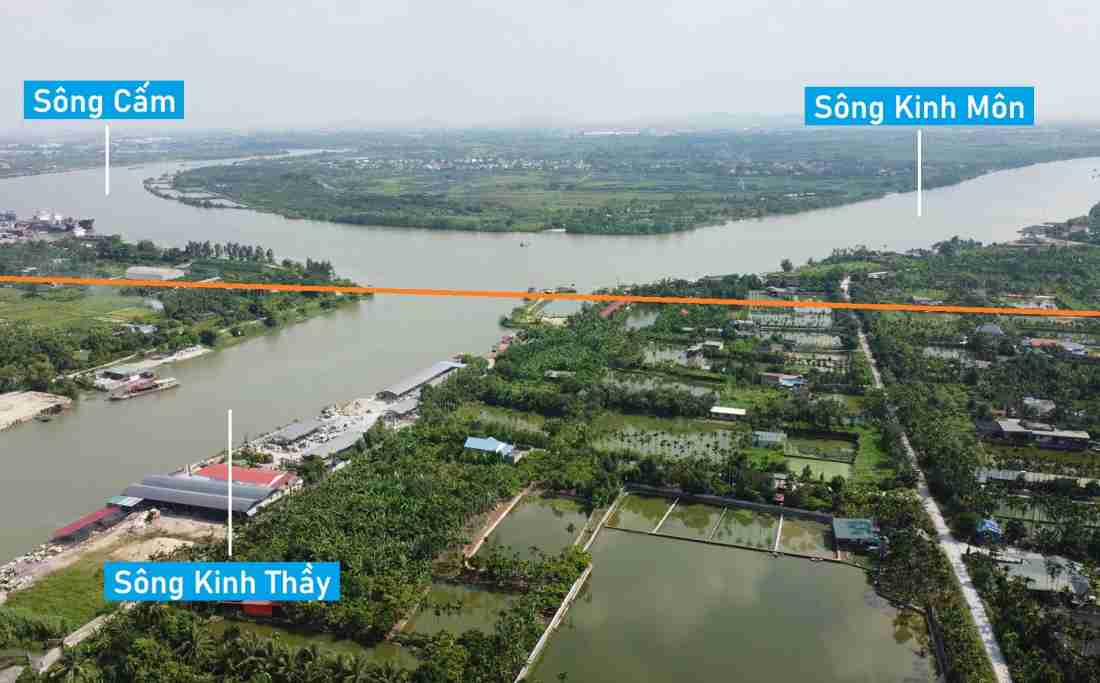 Hải Phòng hé lộ trục giao thông mới qua sông Kinh Thầy