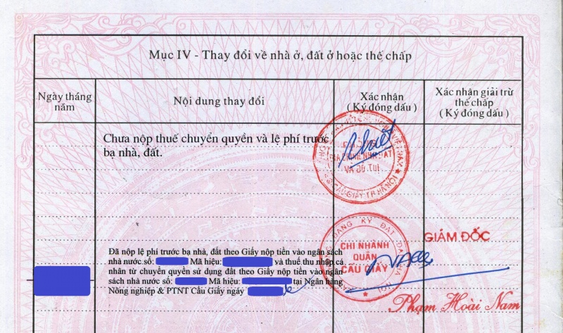 Có được “ghi nợ” tiền sử dụng đất trên sổ đỏ?