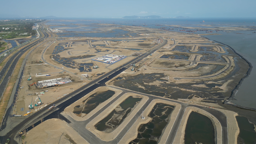 Hình hài đại đô thị lấn biển Cần Giờ sau gần 1 năm triển khai