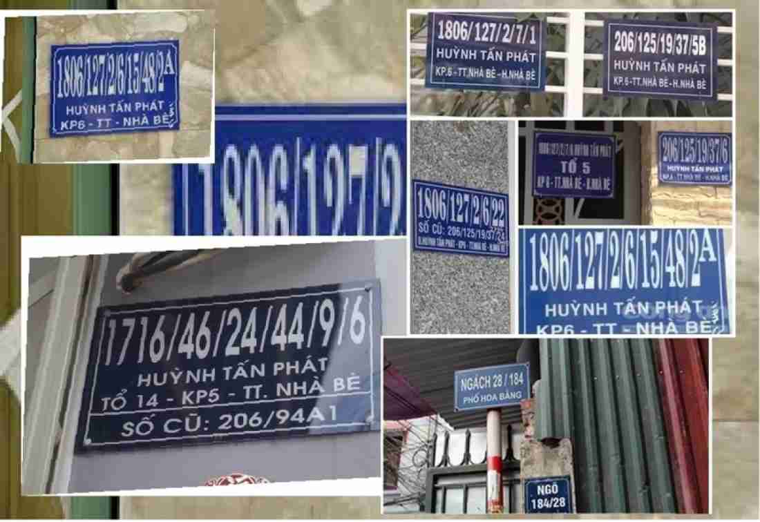 Bộ Xây dựng “chuẩn hóa” cách gắn biển số nhà trên toàn quốc