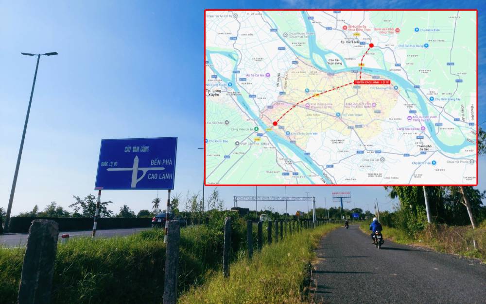 Vì sao Đồng Tháp muốn làm thêm hơn 16km đường dân sinh dọc tuyến Cao Lãnh - Lộ Tẻ?