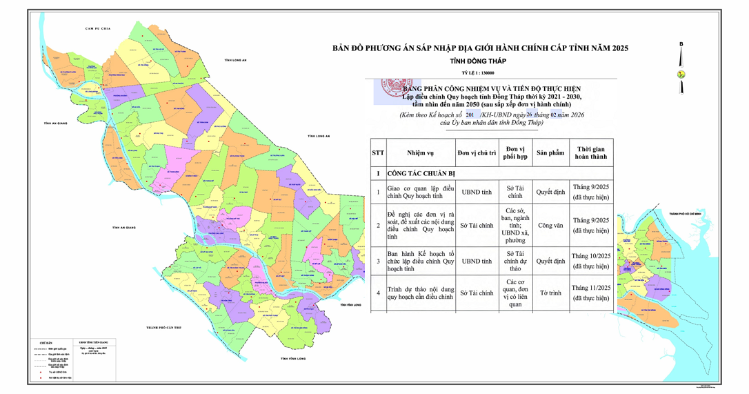Chốt thời điểm công bố quy hoạch tỉnh Đồng Tháp đến năm 2030