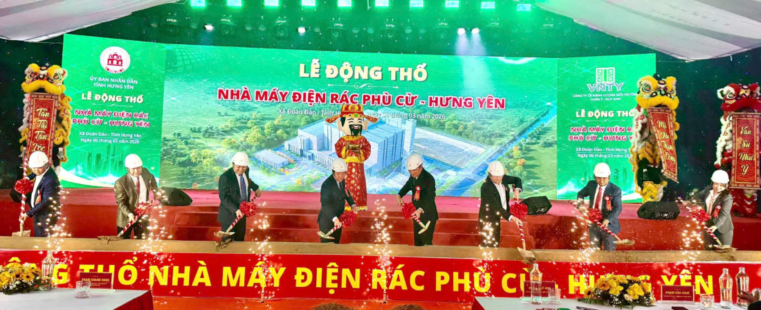 Hưng Yên sắp có nhà máy điện rác 4.000 tỷ đồng, công suất 1.600 tấn/ngày