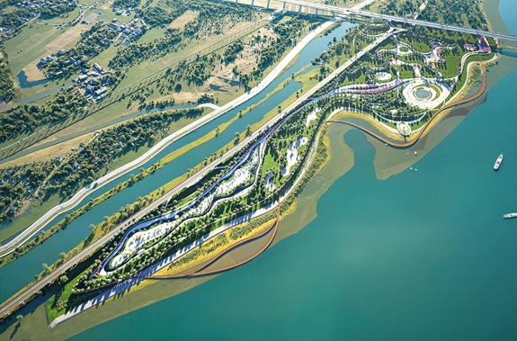 Chỉ đạo khẩn của Hà Nội gỡ nút thắt mặt bằng cho trục đại lộ ven sông Hồng